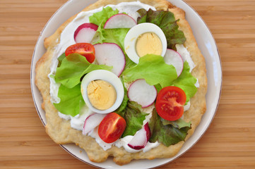Gesunde Pizza