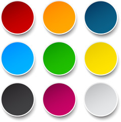 Round colorful icons.