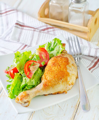 fried chicken leg