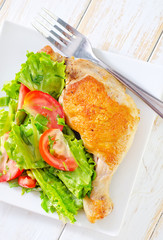 fried chicken leg