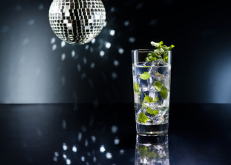 Green Mojito cocktail