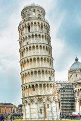 leaning Pisa tower, Italy