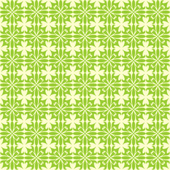Green floral ornament background