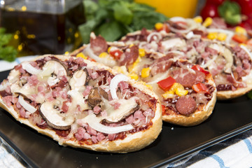 Mixed Pizza Baguettes