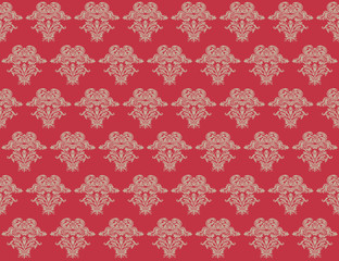Seamless Damask wallpaper