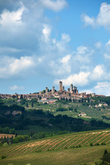 Fototapeta na wymiar Toskania - San Gimignano