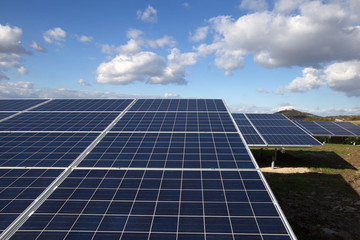 Solarpark bei Homberg (Effze) in Hessen