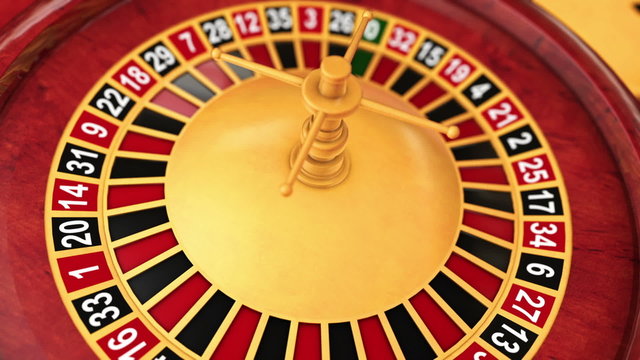 Animation of roulette table.