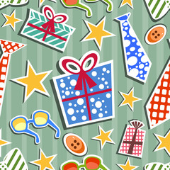 Naklejka premium Happy Fathers Day Background.