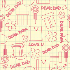 Happy Fathers Day Background.
