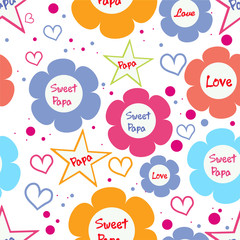 Fototapeta premium Happy Fathers Day Background.