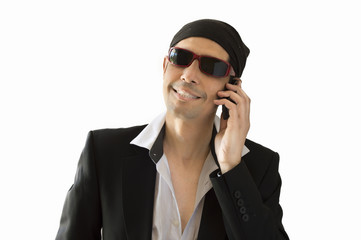 parody of a Latin lover calling by phone