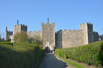 Fototapeta na wymiar Framlingham Castle Entrance