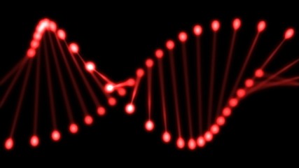 Abstract animation of DNA - Powered by Adobe