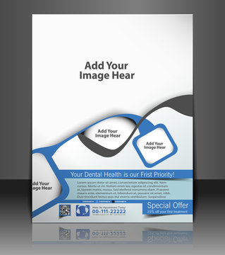 Vector business brochure, flyer