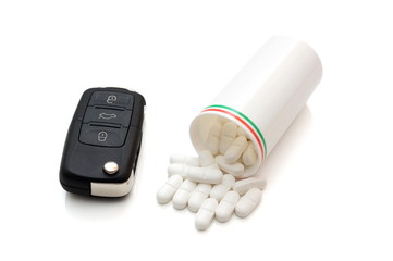 concept of driver sober