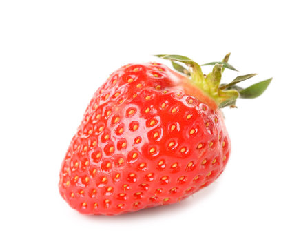 Ripe strawberries macro picture