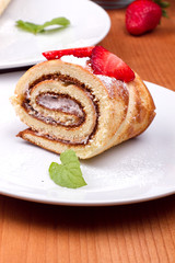 Strawberry roll