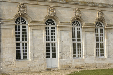 Fototapeta na wymiar Abbaye du bec Hellouin i Normandia