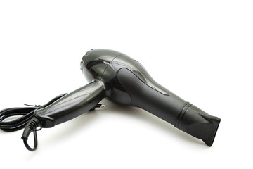 Haarf&ouml;hn auf wei&szlig;em Hintergrund