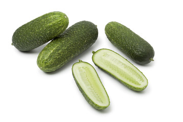 Homegrown organic cucumbers