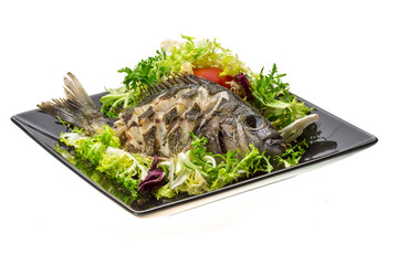 Grilled Tilapia with salad