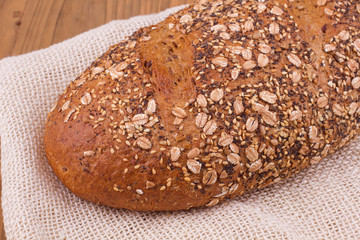 Fresh baked loaf of bread