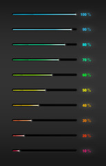 Percent progress bar