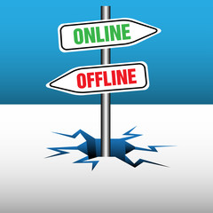 Online and offline signpost