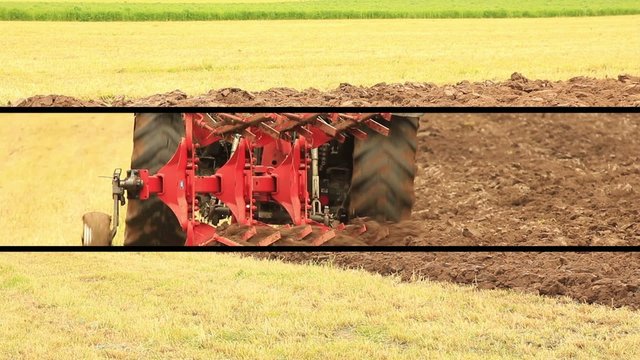 Landwirtschaft Acker pfl&uuml;gen