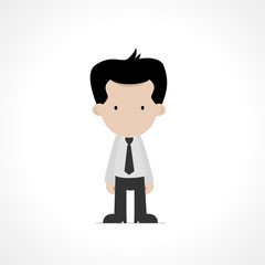 cartoon office worker