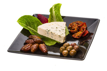 Spanish cheese with mould