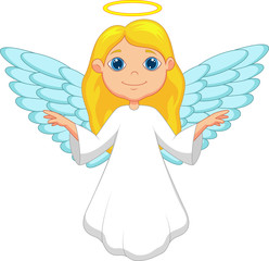 White angel cartoon