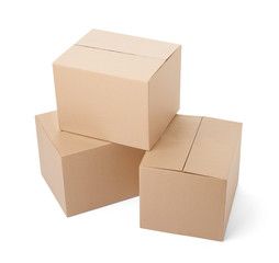 cardboard box package moving transportation delivery