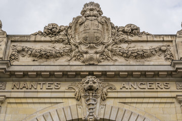 Orsay Museum (former Gare Orsay - railway station) detail, Paris