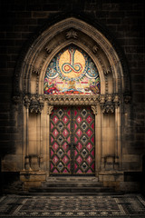 Fototapeta na wymiar Gothic entrance