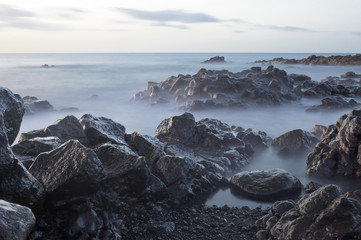 Silky waves in the morning