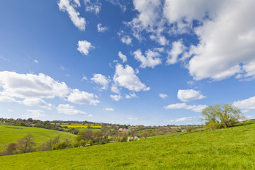 Idyllic rural landscape, Cotswolds UK