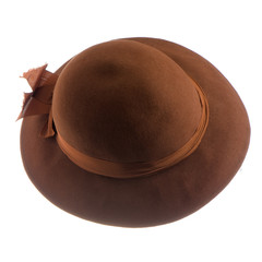 Brown vintage hat