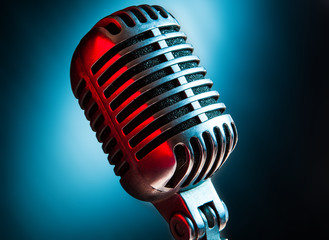 Vintage microphone