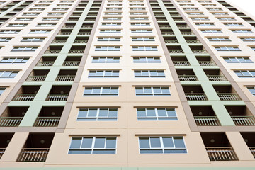 Apartment condo building detail