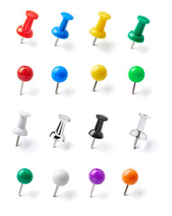 push pin thumbtack paper clip office business