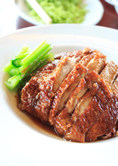 Roasted duck