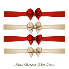 set of elegant bows 