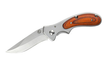 folding pocket knife with CLIPPING PATH