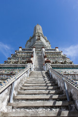 Step up to the Stupa at Wat Arun