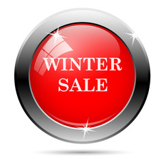 Winter sale icon