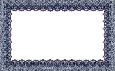 Border Lace Fabric frame isolate