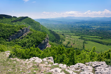 The Balkan mountain range near Gabrovo, Bulgaria