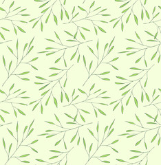 Leafs green pattern. Backdrop for wrappers, cards, labels